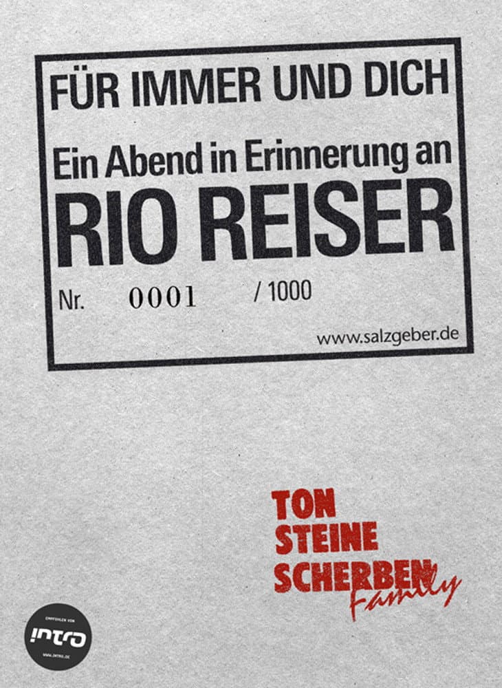FÃ¼r immer und dich - Ein Abend in Erinnerung an Rio Reiser