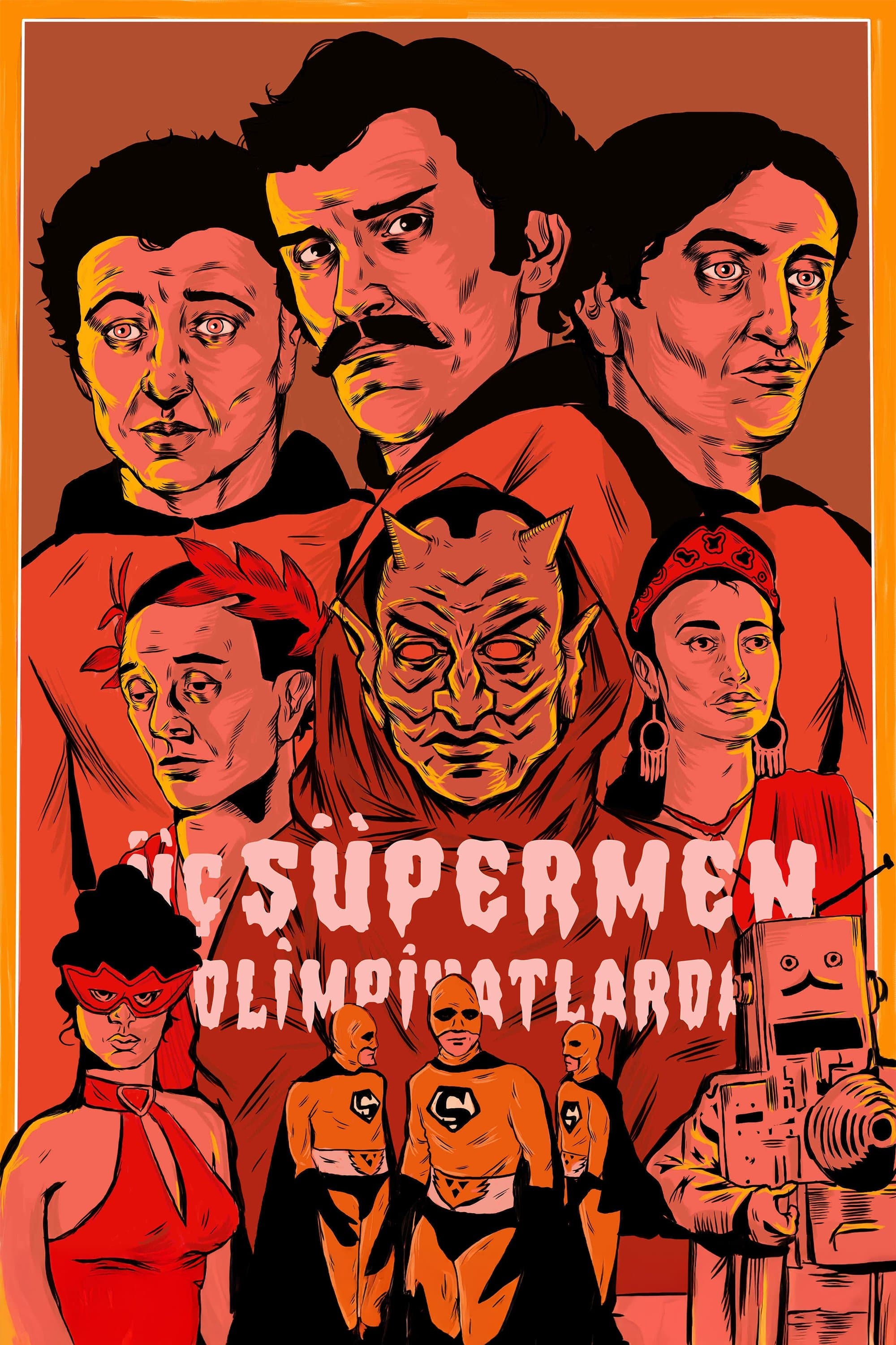 Three Supermen at the Olympic Games