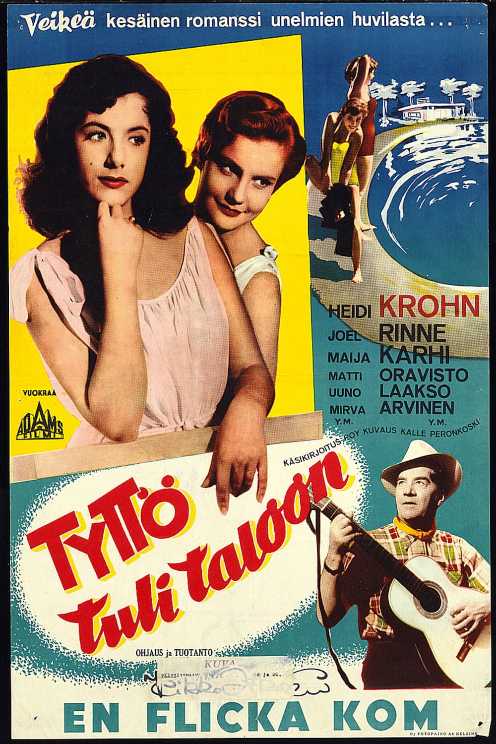 TyttÃ¶ tuli taloon