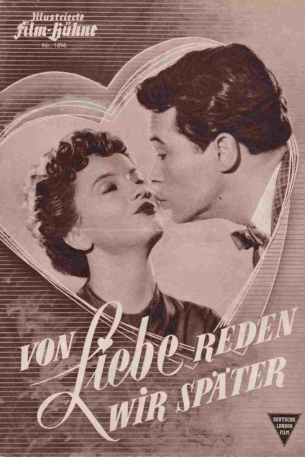 Von Liebe reden wir spÃ¤ter